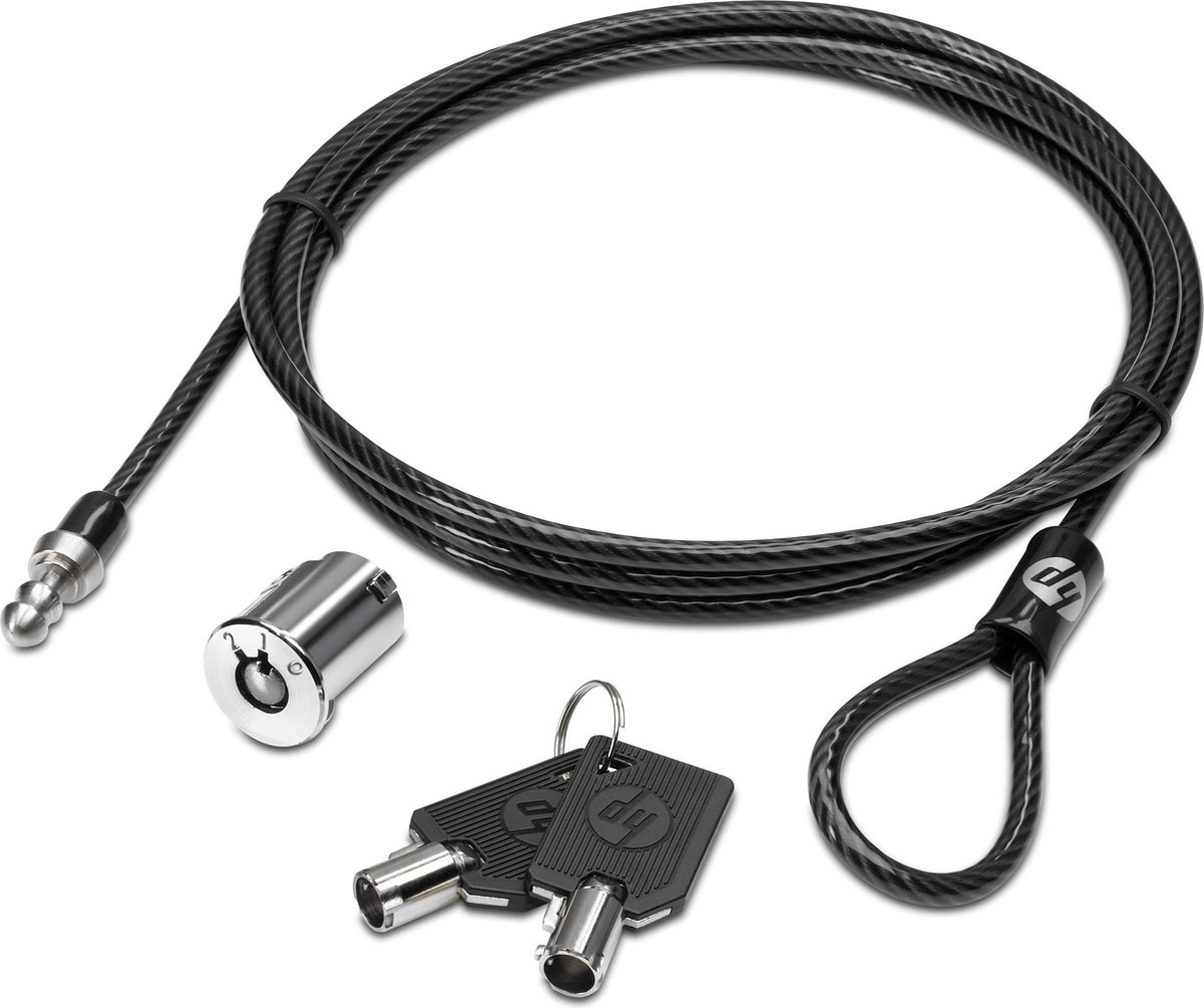 Image of HP Docking Station Cable Lock - Beveiligingskabelslot - voor EliteBook 735 G6, 745 G6, 840 G6; ProBook 640 G5, 650 G5; ZBook Firefly 14 G7, 15 G7
