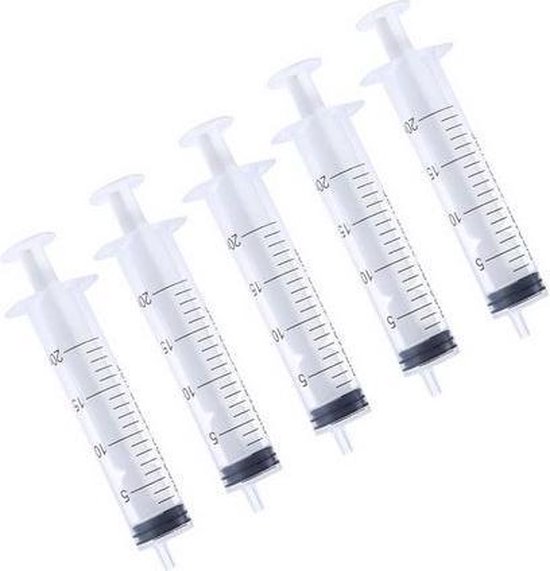 5 stuks spuit 20ml