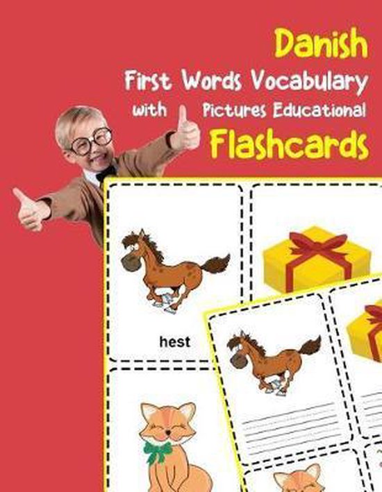 Flashcards for Toddlers- Danish First Words Vocabulary with  ... - cover