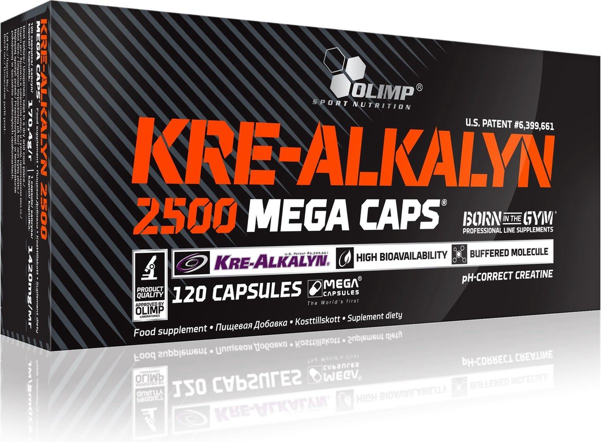 Goedkoopste Olimp Supplements Kre-Alkalyn 2500mg Mega Caps