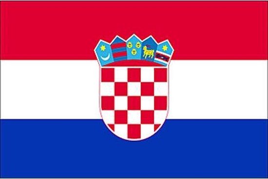 Kroatische vlag, vlag van Kroatie 90 x 150
