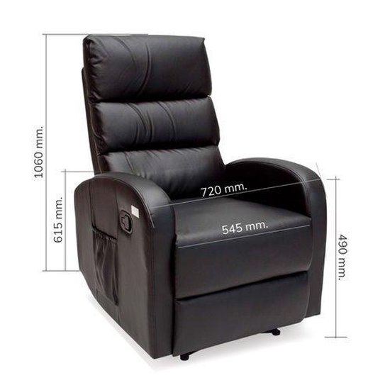 Relaxfauteuil - Massagestoel - Relaxstoel - massage functie en... bol.com