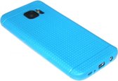 Siliconen hoesje blauw Geschikt voor Samsung Galaxy S7