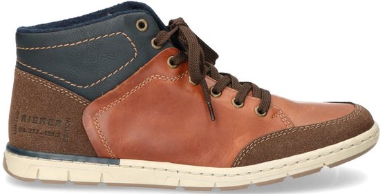 Rieker - Veterschoenen Hoog - Cognac | bol.com