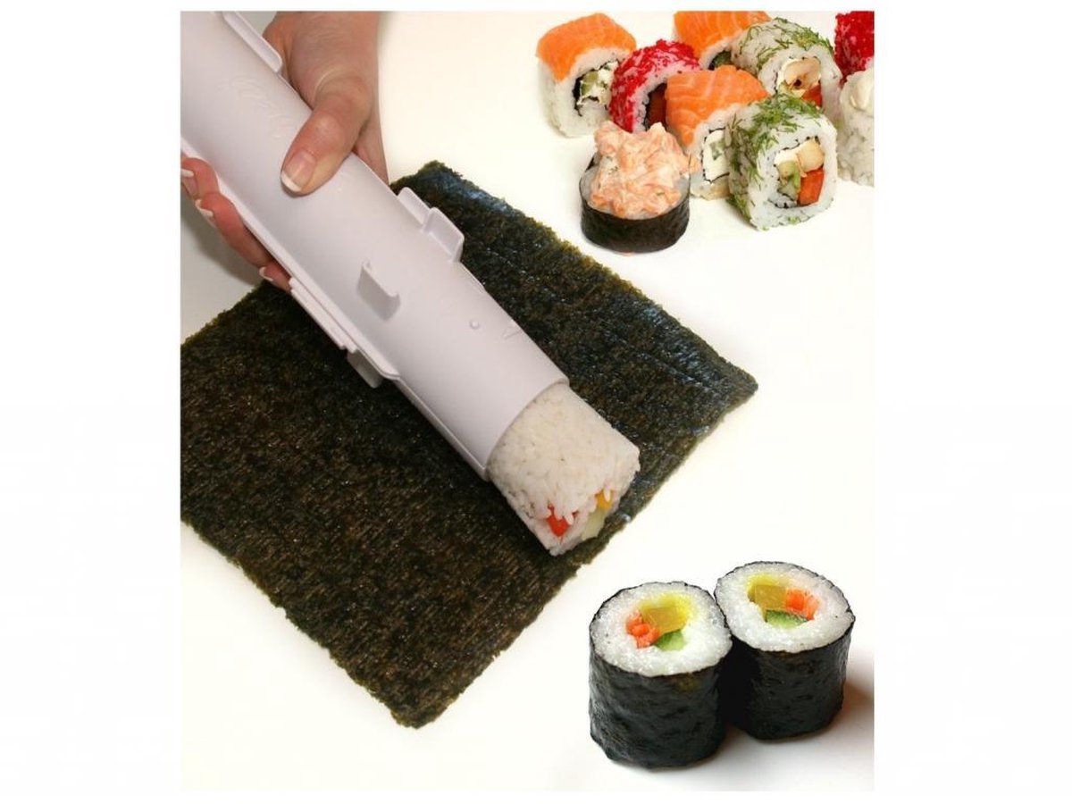 Le Sushezi est un appareil à sushis prenant la forme d'un bazooka et qui  permet de faire sushis et makis facile…