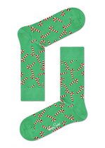 Happy Socks - Happy Holiday - kerst sokken - Candy Cane - Groen - Unisex -Maat 41-46