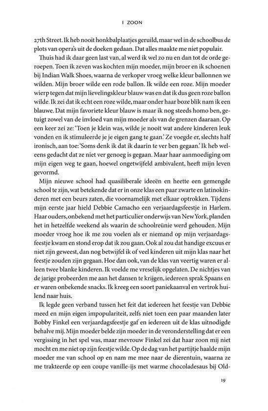 Pagina met tekst over de culturele impact van identiteit en familie.