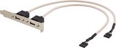 DELTACO USB-1, Intern USB 2.0 interfacekaart/-adapter