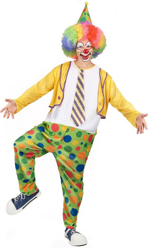 LUCIDA - Grappige clown kostuum mannen - kostuums