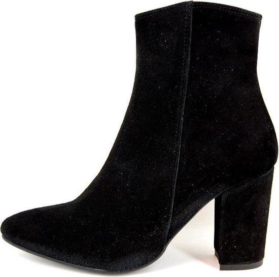 Stravers - Pointure 43 Bottines à talon bout pointu Grandes pointures noir