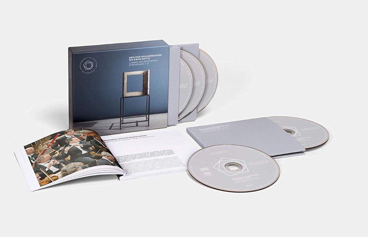 Rattle, Simon & Wiener Philharmoniker - Beethoven: Symphonies Nos 1-9 (CD)