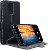 Huawei Mate 20 Lite hoesje - CaseBoutique - Zwart - Kunstleer