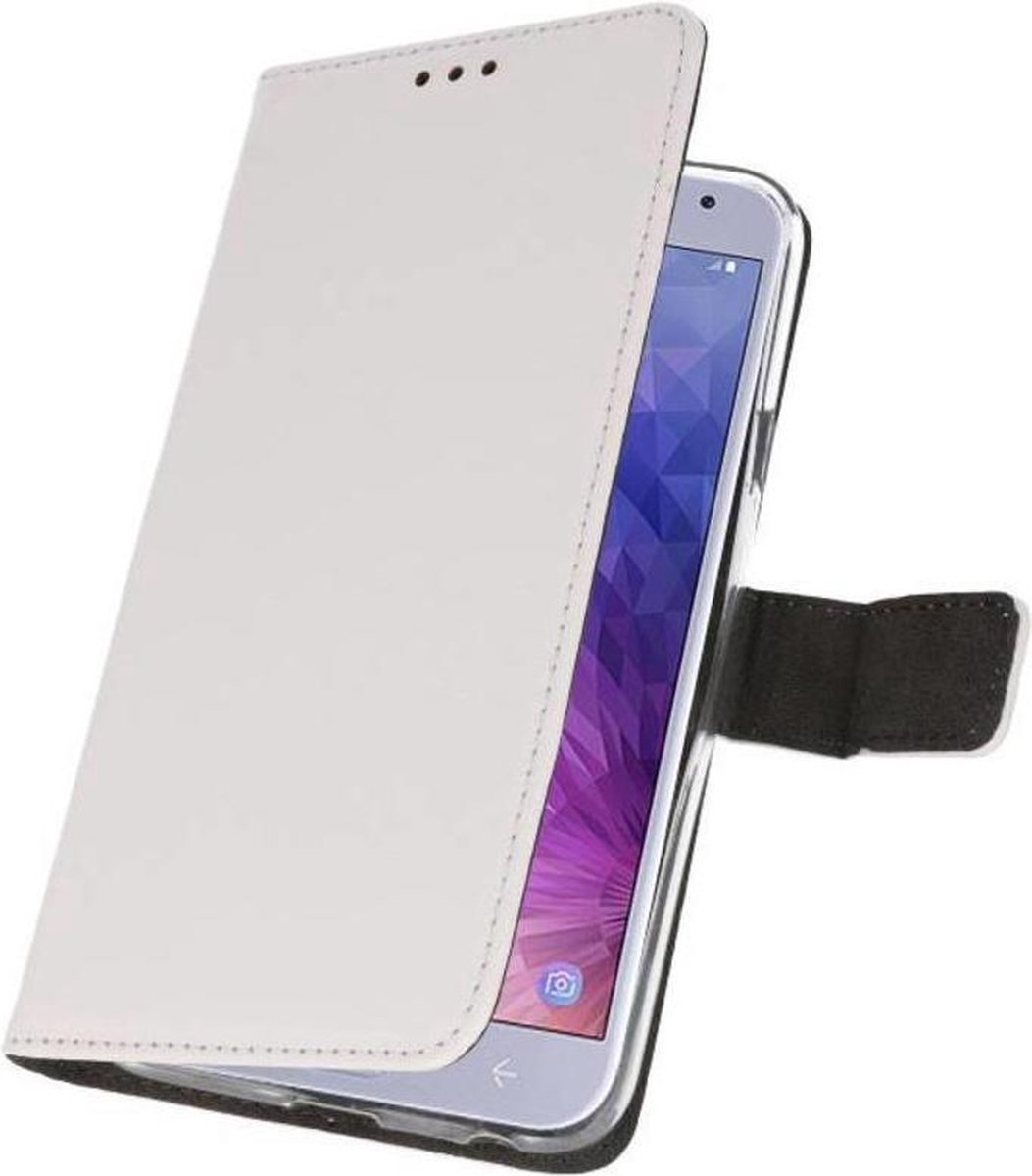Bestcases Pasjeshouder Telefoonhoesje Samsung Galaxy J4 (2018) - Wit