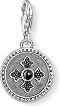Thomas Sabo Charm Club 925 Sterling Zilveren Disc Royalty Cross Bedel 1704-641-11