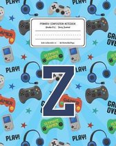 Primary Composition Notebook Grades K-2 Story Journal Z