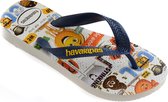 Havaianas Emoji Movie  Slippers - Maat 27/28 - Unisex - blauw/wit/geel