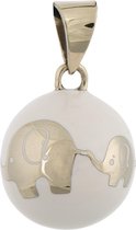 Babylonia - Bola - zwangerschapsketting - met koordje - Wit olifant