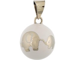 Product: Babylonia - Bola - zwangerschapsketting - met koordje - Wit olifant, van het merk 