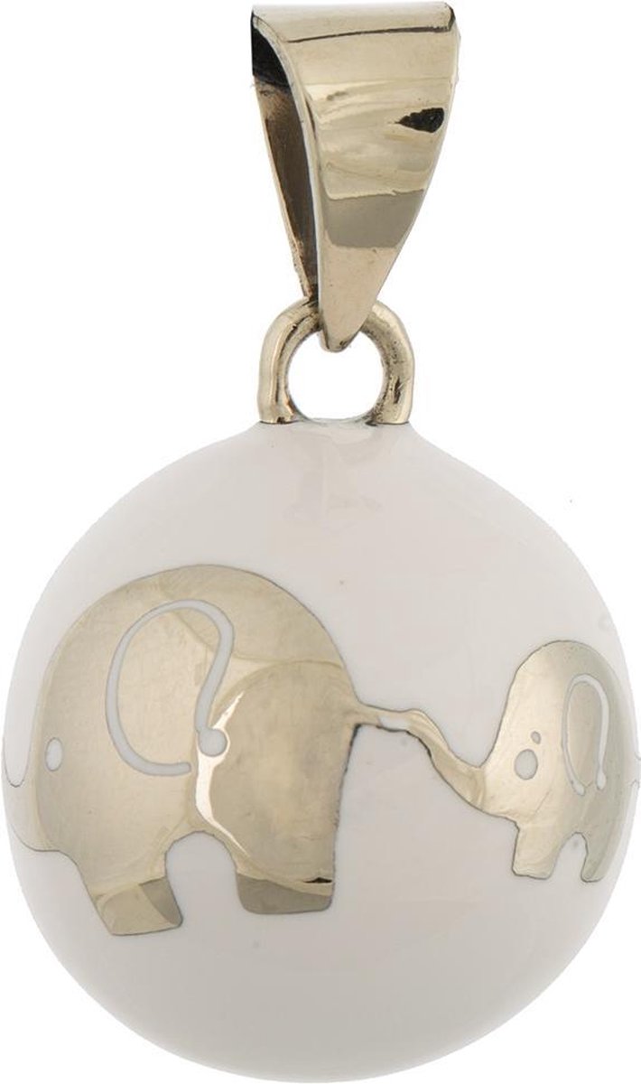 Babylonia - Bola - zwangerschapsketting - met koordje - Wit olifant - Bola