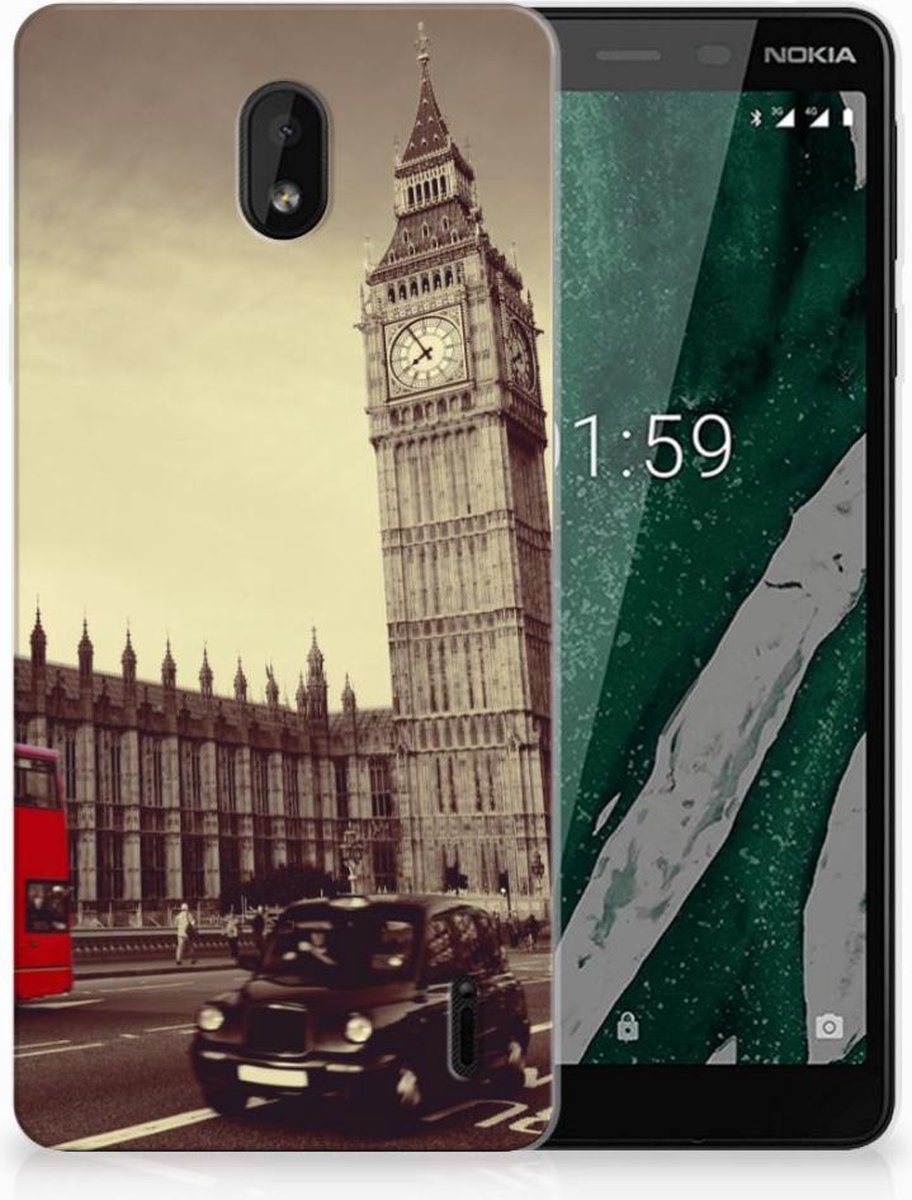 Nokia 1 Plus Siliconen Back Cover Londen