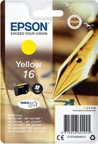 Epson 16 - 3.1 ml - geel - origineel - blisterverpakking met RF-alarm - inktcartridge - voor WorkForce WF-2010, WF-2510, WF-2520, WF-2530, WF-2540, WF-2630, WF-2650, WF-2660, WF-2750