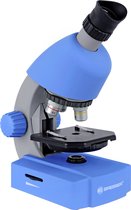 Bresser Junior Microscoop – 40x640x – Blauw – Incl. Accessoirespakket – Voor Transparante Preparaten