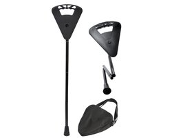 Able2 Flipstick wandelstok verstelbaar - opvouwbare wandelstok met zitje