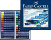 oliepastels Faber Castell Creative Studio etui a 24 stuks. FC-127024