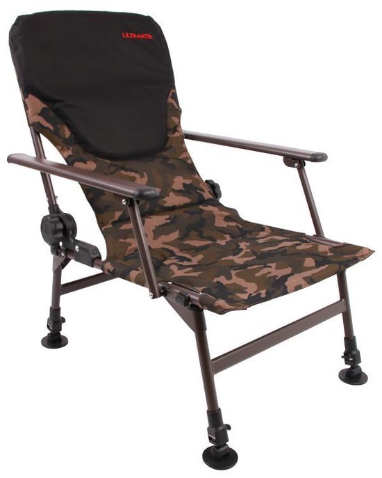 Ultimate COM4 Recliner Comfort Chair Camo Karperstoel - Karperstoel van Merkloos — afbeelding 4