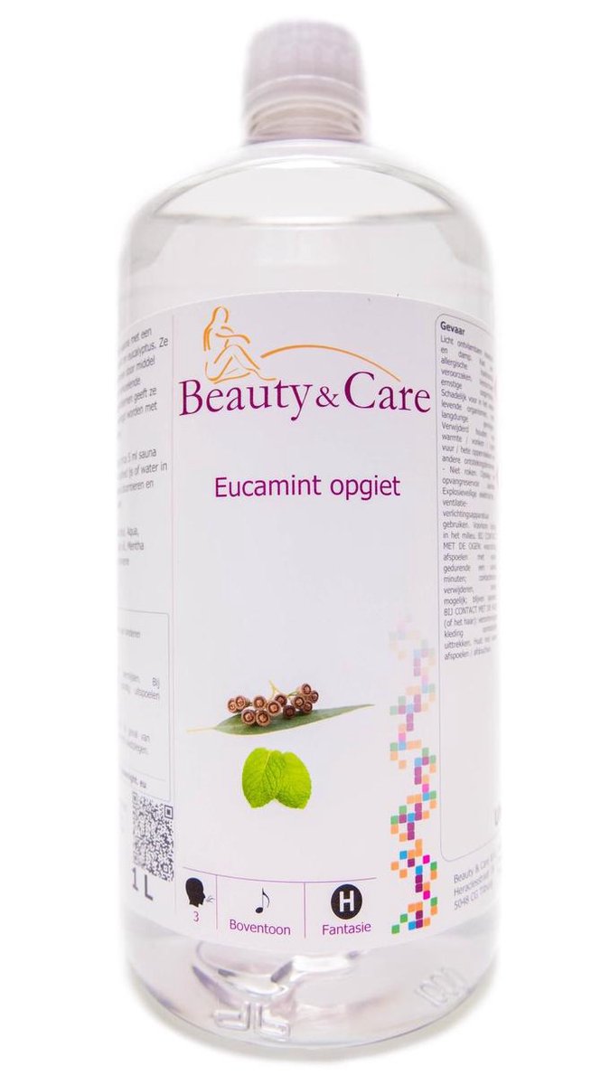 Beauty & Care - Eucalyptus Munt sauna opgiet - 1 L. new