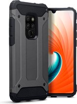 Huawei Mate 20 hoesje - CaseBoutique - Grijs - Kunststof