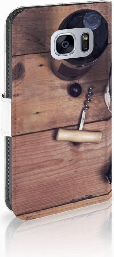 Coque Samsung Galaxy S7 Protecteur Flip Housse Du Vin