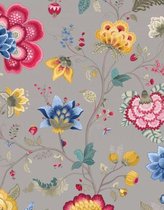 Eijffinger behang PIP III Floral Fantasy Light Grey