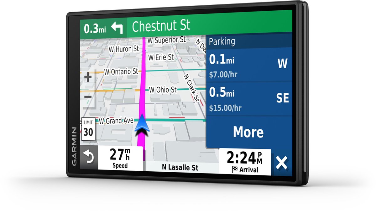 Garmin DriveSmart 55 MT-S - Navigatiesysteem auto - Spraakbesturing - Smartphone meldingen - Live parkeren - Europa thumbnail 3