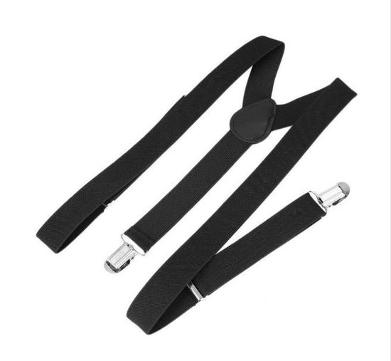 bretels 25mm brede bretels Accessoires Riemen & bretels Bretels | Volledig verstelbare elastische beugel Zwart-wit geruite bretels Geruite kleding accessoire 