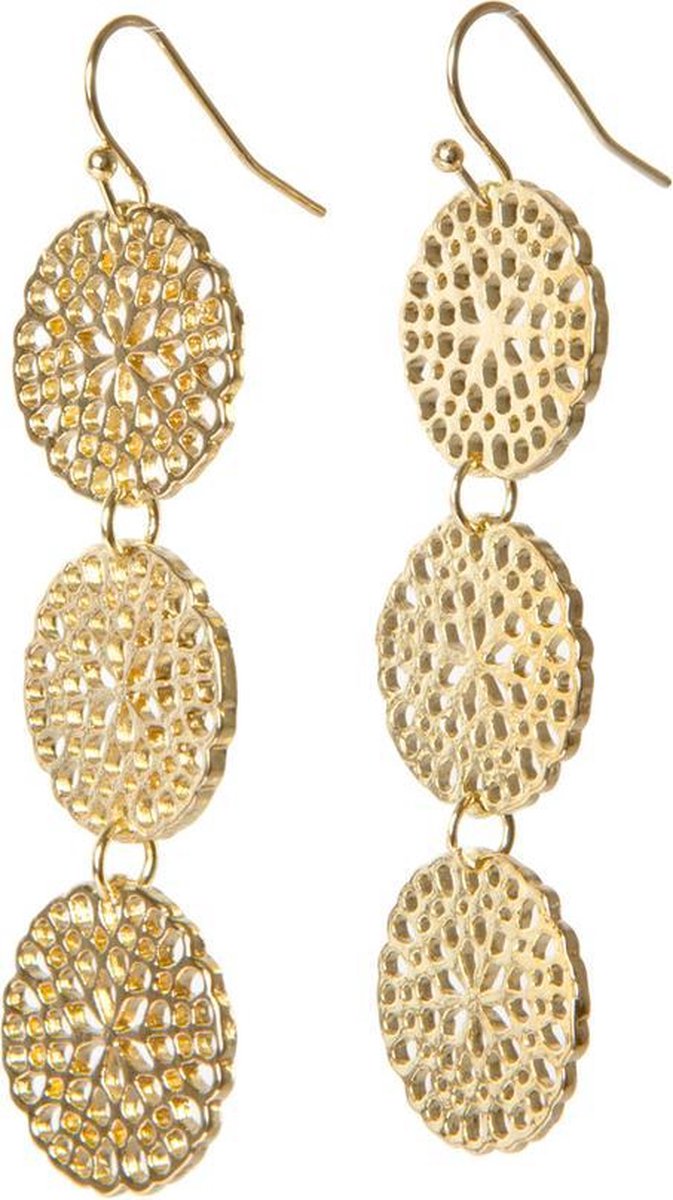 Otazu Oorbellen Flower Disc 6 cm