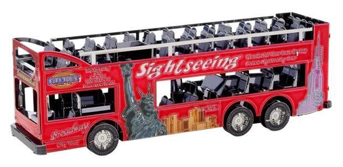 Metal Earth Big Apple Tour Bus Modelbouwset — afbeelding 11