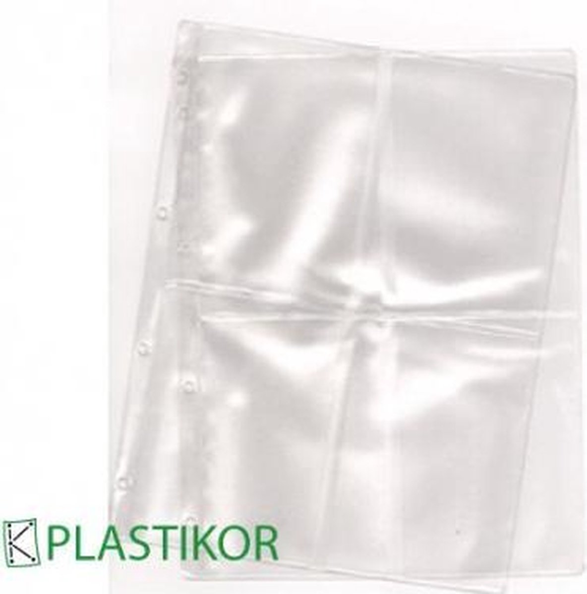 Plastikor A4 Foto etui transparant voor 4 foto's 10x15cm - 50 Stuks