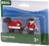 BRIO Paard met ruiter - 33793