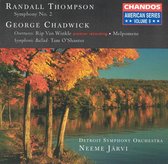 Thompson: Symphony no 2; Chadwick / Neeme Jarvi, Detroit Symphony Orchestra