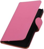 Mobieletelefoonhoesje.nl - Huawei Ascend Y625 Hoesje Effen Bookstyle Roze