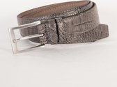 3.5 CM KROKO RIEM 0006-8 GRIJS MAAT 105