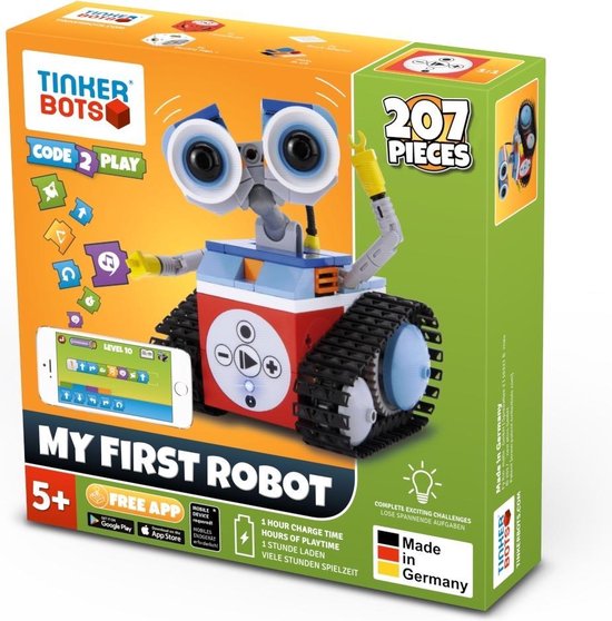 Tinkerbots My First Robot Set - Robot Bouwset - Leer Programmeren | bol.com