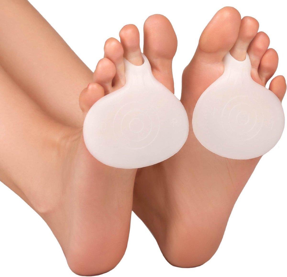 Siliconen inlegzool - voetverzorging - pijn onder voet - gel pad - DisQounts