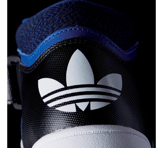 adidas Varial Mid Sneakers - Maat 37 1/3 - Jongens - zwart/wit/blauw |  bol.com