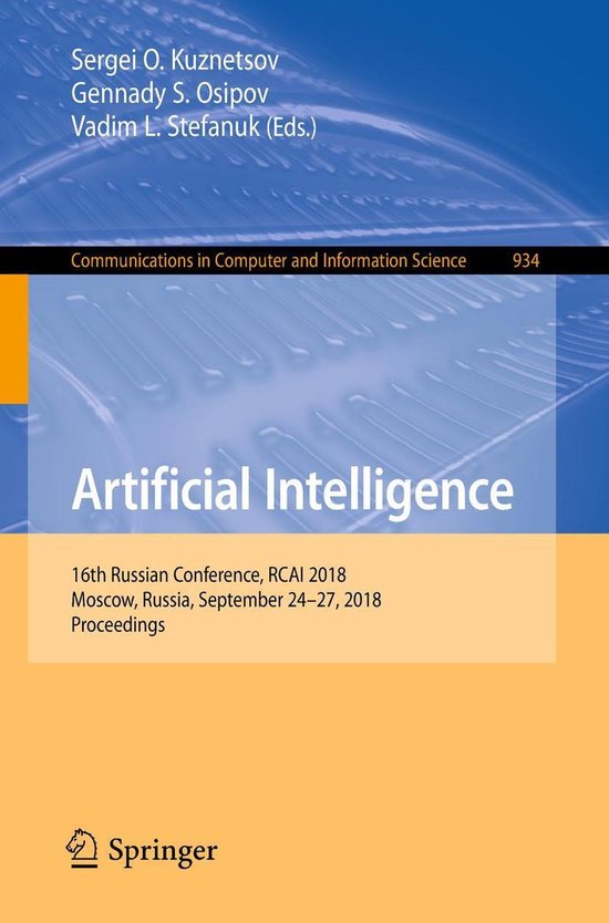 Springer Nature Proceedings Computer Science - Artificial In ... - cover