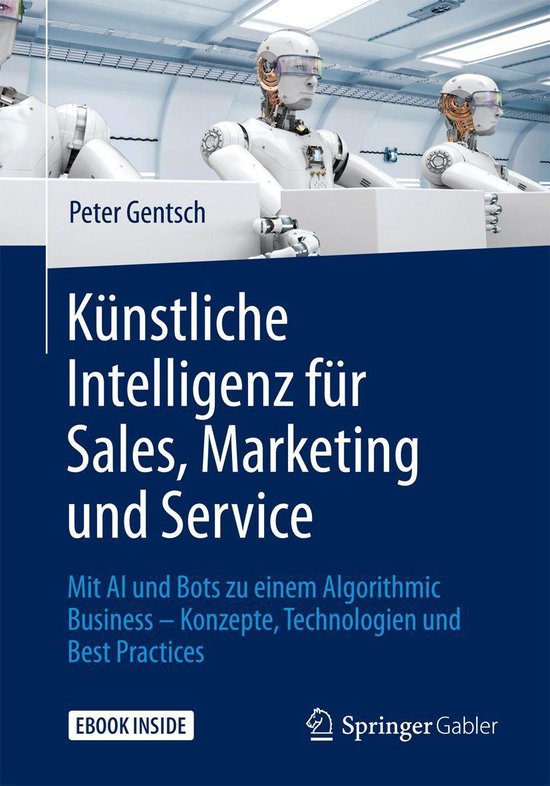 Künstliche Intelligenz für Sales, Marketing und Service - cover