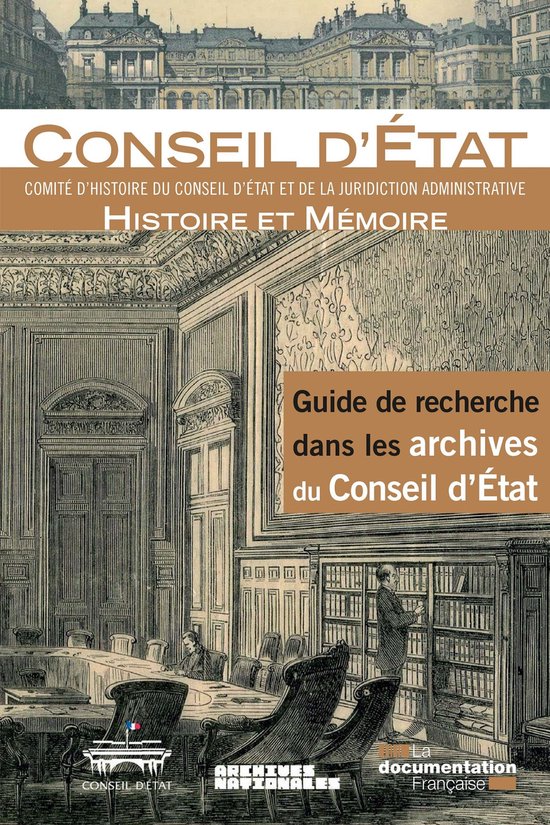 Guide de recherche dans les archives du Conseil d'Etat - cover