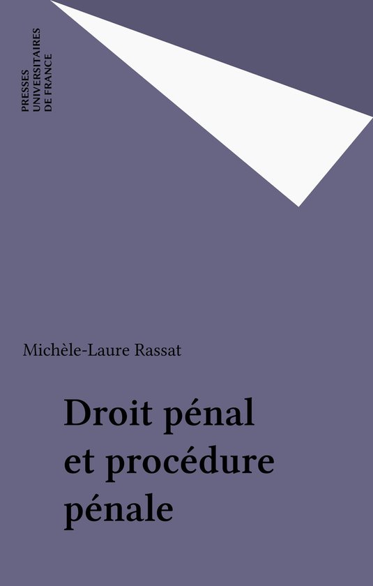 Droit pénal et procédure pénale - cover