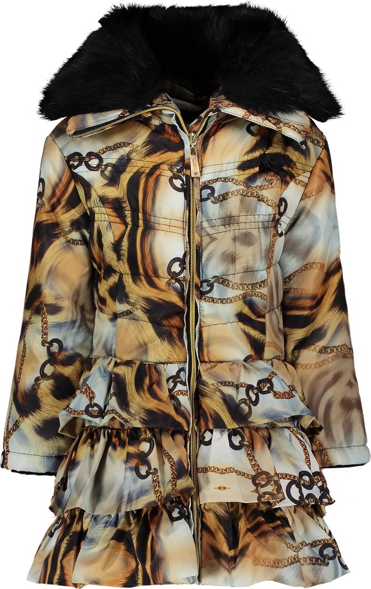 Le Chic Meisjes Winterjas Zwart Maat 116 bol